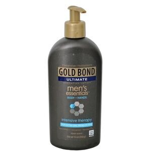 Gold Bond Men's Body Hands Intensive Therapy Extra Dry Skin Lotion 13 oz Clean